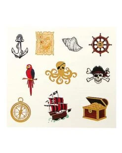 Pirate Temporary Tattoos -Holiday Discount Store 01580620 c