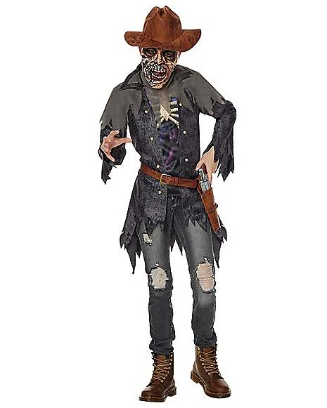 Kids Cowboy Corpse Costume 1 Kids Cowboy Corpse Costume