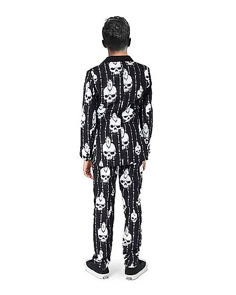 Kids Punk Skeleton Suit Costume 2 Kids Punk Skeleton Suit Costume - Image 2