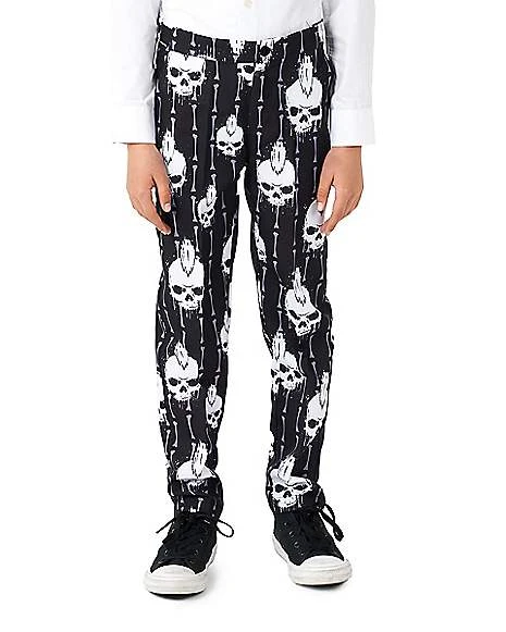 Kids Punk Skeleton Suit Costume 3 Kids Punk Skeleton Suit Costume - Image 3