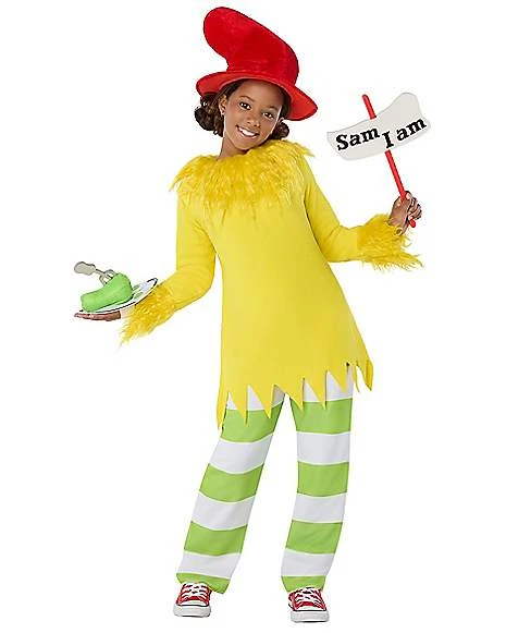 Kids Sam I Am Costume - Dr. Seuss 2 Kids Sam I Am Costume - Dr. Seuss - Image 2