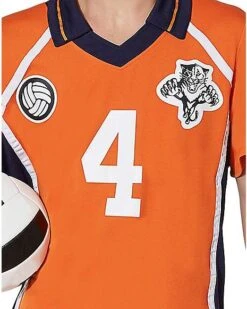 Adult Orange Volleyball Uniform Costume -Holiday Discount Store 07423783 d