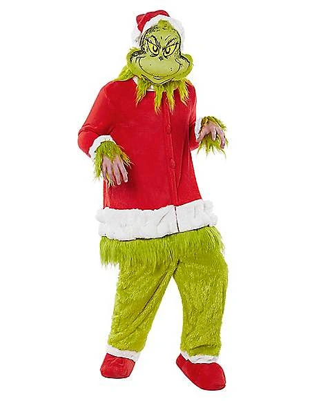 Adult How The Grinch Stole Christmas Costume - Dr. Seuss 1 Adult How The Grinch Stole Christmas Costume - Dr. Seuss