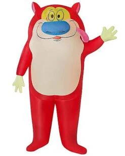 Adult Stimpy Inflatable Costume - The Ren And Stimpy Show