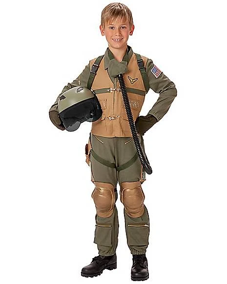 Kids Jet Fighter Costume - The Signature Collection 2 Kids Jet Fighter Costume - The Signature Collection - Image 2
