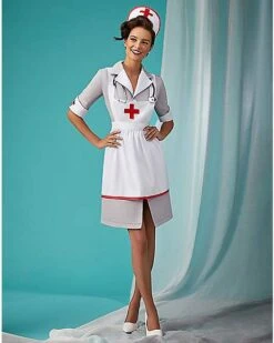 New Products 23 Adult Retro Nurse Costume