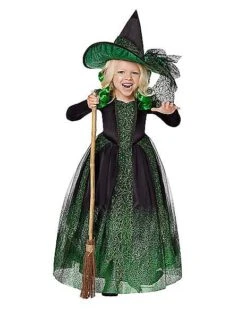 Toddler Green Witch Costume
