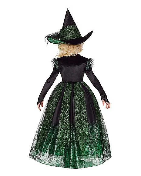 Toddler Green Witch Costume 2 Toddler Green Witch Costume - Image 2