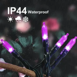 100-Count Purple Halloween LED String Lights 34ft -Holiday Discount Store 100 Count Purple Halloween LED String Lights 34ft 3 result 600x600 1