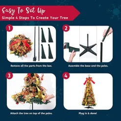 3.33ft 100 Lights Collapsible Christmas Tree Decorated 11 3.33ft 100 Lights Collapsible Christmas Tree Decorated -Holiday Discount Store 100 Lights Collapsible Christmas Tree Decorated 1 结果