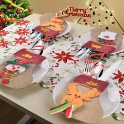12pcs 3D Plush Burlap Mini Christmas Stockings -Holiday Discount Store 10641 4 600x600 1
