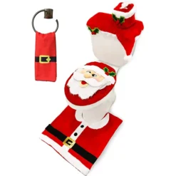 10pcs Santa And Snowman Themes Bathroom Decoration -Holiday Discount Store 10pcs Santa and Snowman Themes Bathroom Decoration 2