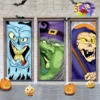 3Pcs Reaper, Monster, Witch Door Cover 30in X 72in