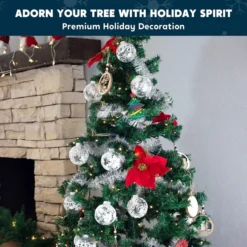 12pcs Clear Christmas Balls 3.15in -Holiday Discount Store 12 Pcs White Clear Christmas Ball Ornaments 4 result 600x600 1