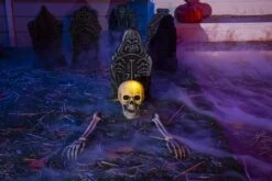 3Pcs Lighted Skull And Skeleton Arms Stakes (Warm Light) -Holiday Discount Store 13482 5 600x400 1