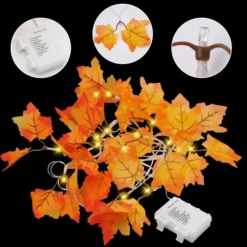 14.7ft Maple Leaves String Light, 2 Pcs -Holiday Discount Store 14.7ft Maple Leaves String Light 2 Pcs 3 result 600x600 1