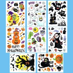 158Pcs Halloween Window Clings -Holiday Discount Store 158Pcs Halloween Window Clings 4 result 600x600 1