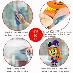 158Pcs Halloween Window Clings -Holiday Discount Store 158Pcs Halloween Window Clings 5 result 600x600 1