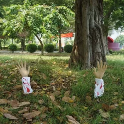 Groundbreaker Bloodstain Arm Stake Decorations -Holiday Discount Store 17.25 Bloody Arm Lawn Stakes 2 600x600 1