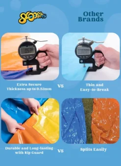 18ft Triple Lanes Slip Slide And 3 Boogie Boards -Holiday Discount Store 18ft Triple Lanes Slip Slide and 3 Boogie Boards 3 result 600x818 1