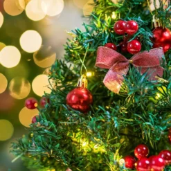 Artificial Mini Tabletop Christmas Tree Prelit Set 22in -Holiday Discount Store 20 Tabletop Christmas Tree Prelit 3 result 600x600 1