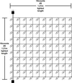 2x100 Warm White Christmas Net Lights 4x4ft -Holiday Discount Store 200 Incandescent Warm White Christmas Net Lights 1 600x685 1