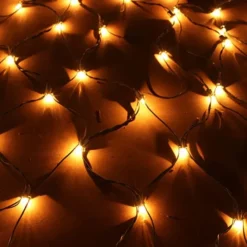 2x100 Warm White Christmas Net Lights 4x4ft -Holiday Discount Store 200 Incandescent Warm White Christmas Net Lights 2 600x600 1