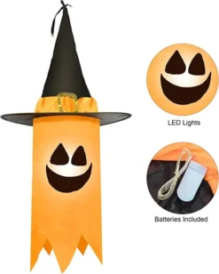 6pcs Light Up Hanging Halloween Ghost Decorations 24in 11 6pcs Light Up Hanging Halloween Ghost Decorations 24in -Holiday Discount Store 24 Light up Hanging Ghost 6 Pack 2 600x749 1