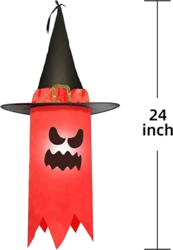 6pcs Light Up Hanging Halloween Ghost Decorations 24in 10 6pcs Light Up Hanging Halloween Ghost Decorations 24in -Holiday Discount Store 24 Light up Hanging Ghost 6 Pack 6 600x866 1