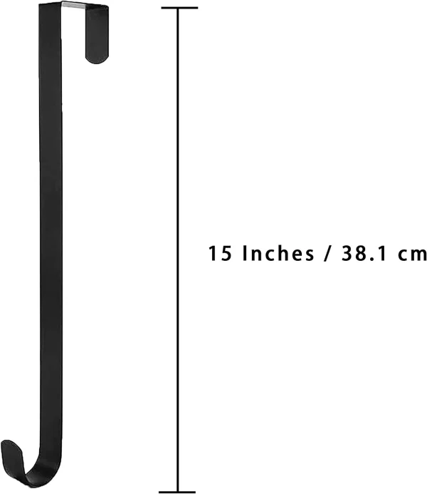 50 LED Battery Operated Snow Flocked Wreath 24in 5 50 LED Battery Operated Snow Flocked Wreath 24in - Image 5