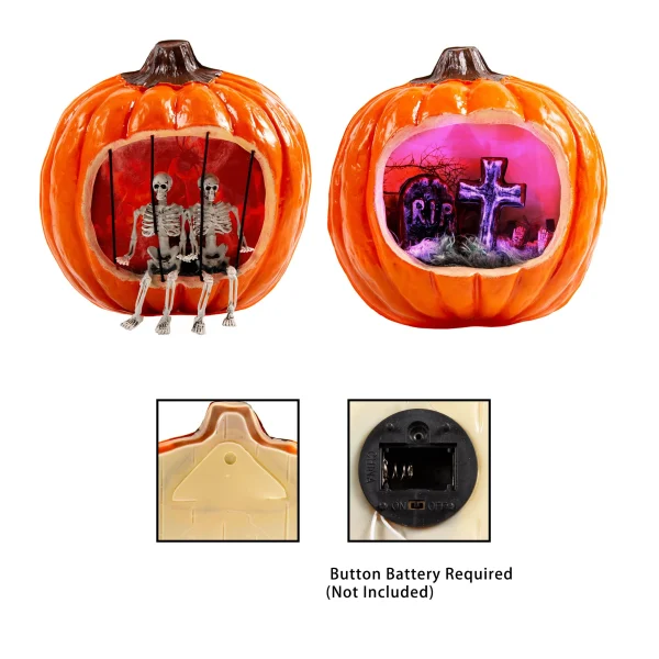 2Pcs Halloween Pumpkin Wall Decorations 5 2Pcs Halloween Pumpkin Wall Decorations - Image 5