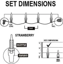 200 LED Christmas Mini String Lights 52.2ft -Holiday Discount Store 2Sets100count Multi Color Christmas Light 5 result