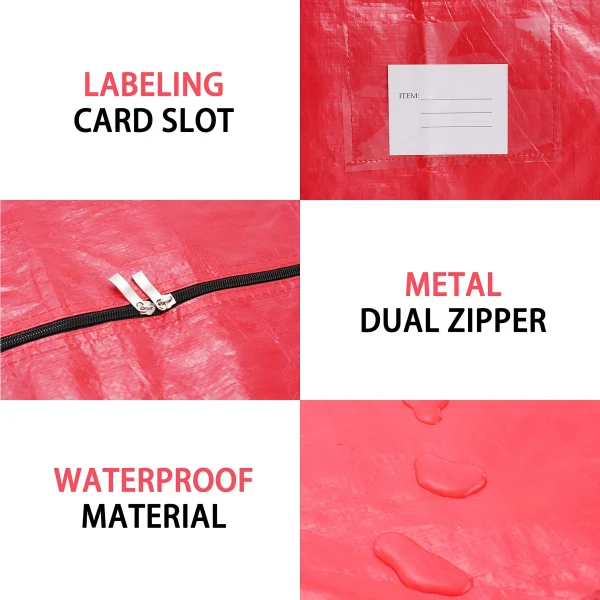 2pcs Christmas Tree Storage Bags Set 3 2pcs Christmas Tree Storage Bags Set - Image 3