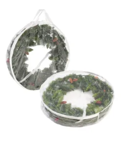 2pcs Christmas Wreath Storage Container 30in -Holiday Discount Store 2pcs Christmas Wreath Storage Container 30in 6 600x703 1