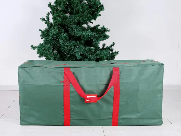 2pcs Green Christmas Tree Storage Bags 48in 6 2pcs Green Christmas Tree Storage Bags 48in - Image 6