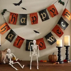 2pcs Skeleton Decoration With Red Light Eyes 16in -Holiday Discount Store 2pcs Skeleton Decoration with Red Light Eyes 16in 7 600x600 1