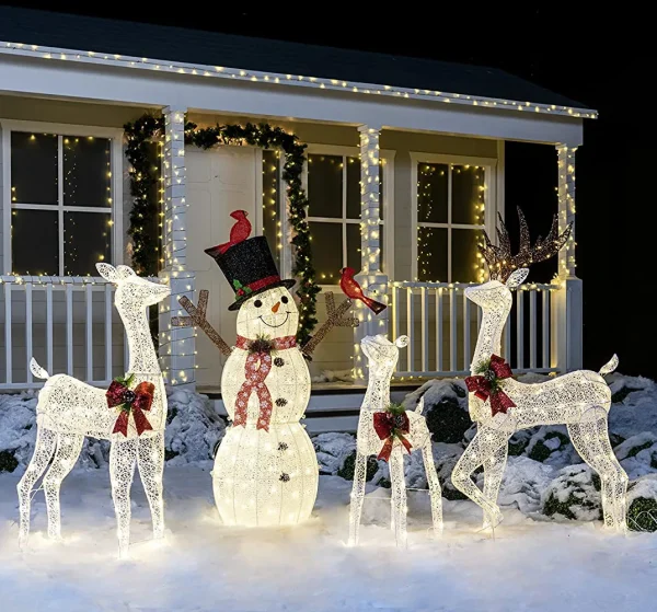3pcs LED Christmas Reindeer Decorations 6 3pcs LED Christmas Reindeer Decorations - Image 6