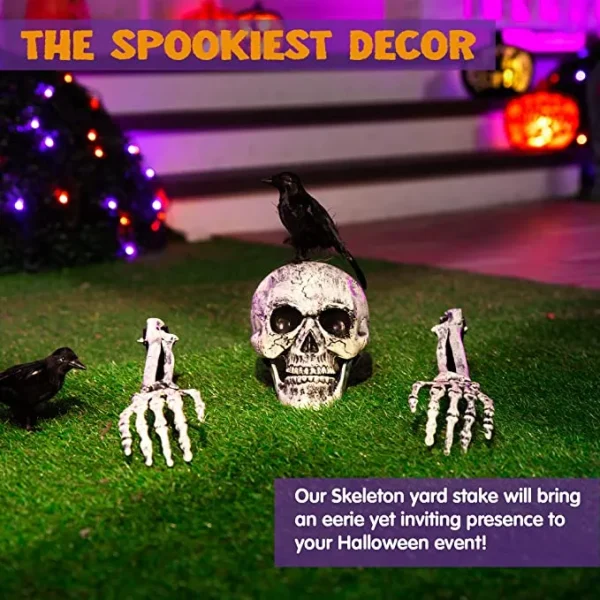 Halloween Skeleton Outdoor Decoration 2 Halloween Skeleton Outdoor Decoration - Image 2