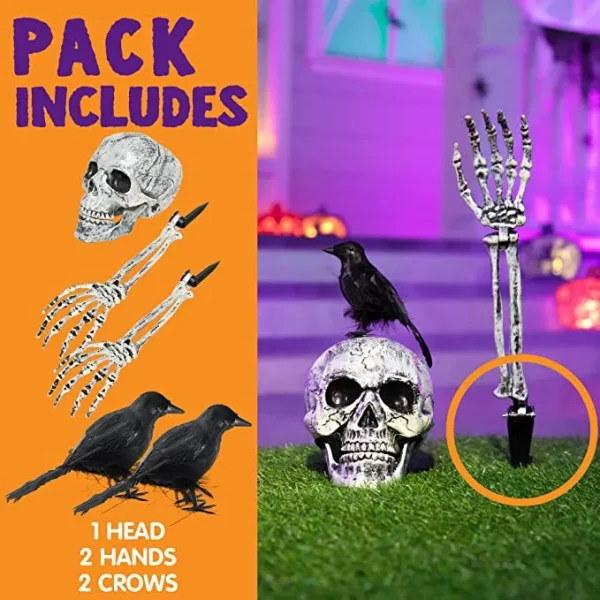 Halloween Skeleton Outdoor Decoration 5 Halloween Skeleton Outdoor Decoration - Image 5