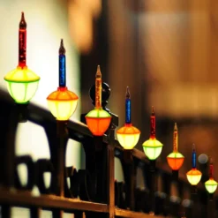 3x7 LED Multicolor Christmas Bubble String Lights 7ft