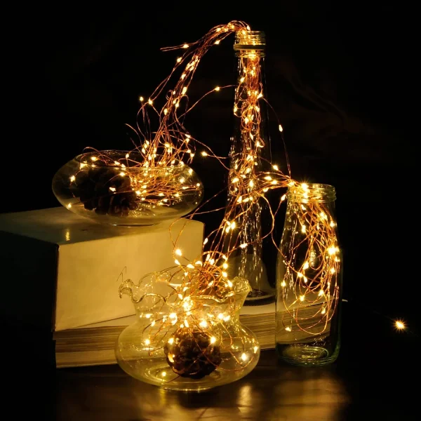 300 LED Warm White Battery Operated Fairy Lights 99ft 1 300 LED Warm White Battery Operated Fairy Lights 99ft