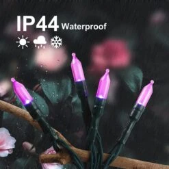 Battery Operated 50 Counts Purple LED String Lights 17.3ft -Holiday Discount Store 31138 6 600x600 1