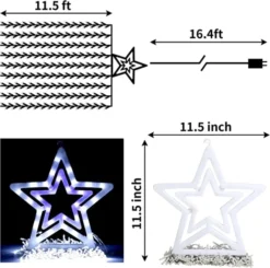 345 LED 8 Lighting Modes Waterfall Lights White 16.4ft 10 345 LED 8 Lighting Modes Waterfall Lights White 16.4ft -Holiday Discount Store 345 LED 8 Lighting Modes Waterfall Lights White 6 600x596 1