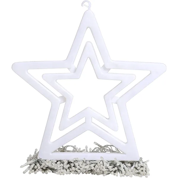 345 LED 8 Lighting Modes Waterfall Lights White 16.4ft 4 345 LED 8 Lighting Modes Waterfall Lights White 16.4ft - Image 4