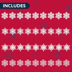 36pcs White Glitter Snowflake Christmas Ornaments 11 36pcs White Glitter Snowflake Christmas Ornaments -Holiday Discount Store 36Pcs White Snowflake Ornaments Christmas 1 600x600 1