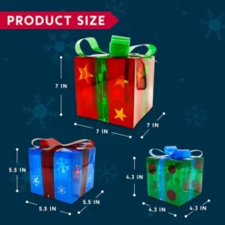 3Pcs 50LED Christmas Light Boxes Decor 11 3Pcs 50LED Christmas Light Boxes Decor -Holiday Discount Store 3Pcs 50LED Christmas Light Boxes decor 1 600x600 1