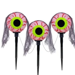3pcs Halloween Eyeballs Pathway Lights -Holiday Discount Store 3Pcs Eyeball Pathway Light Marker 2 result 600x600 1