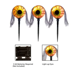 3pcs Halloween Eyeballs Pathway Lights -Holiday Discount Store 3Pcs Eyeball Pathway Light Marker 4 result 600x600 1