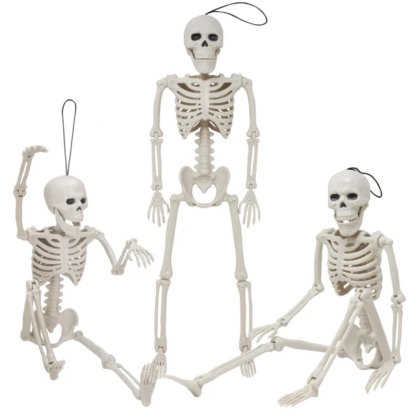 3pcs Hanging Full Body Skeletons Decoration 16in 1 3pcs Hanging Full Body Skeletons Decoration 16in