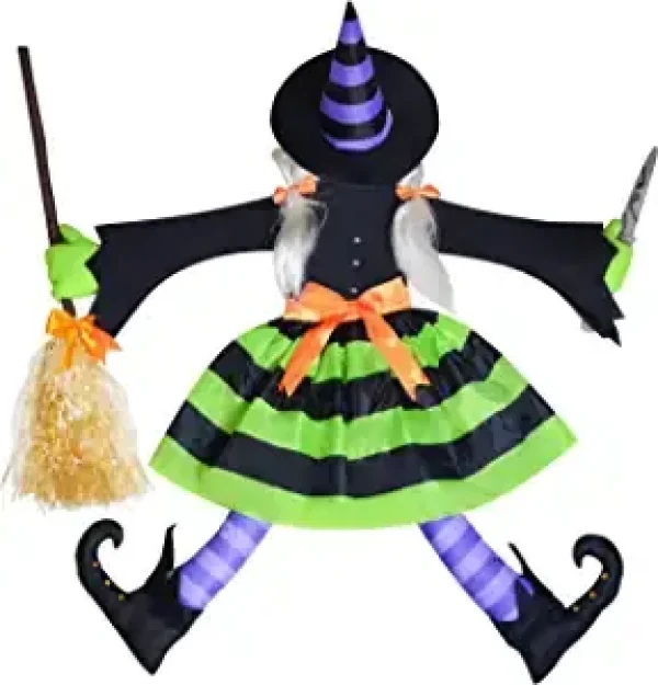 Halloween Crashing Witch Tree Decoration 43in 2 Halloween Crashing Witch Tree Decoration 43in - Image 2